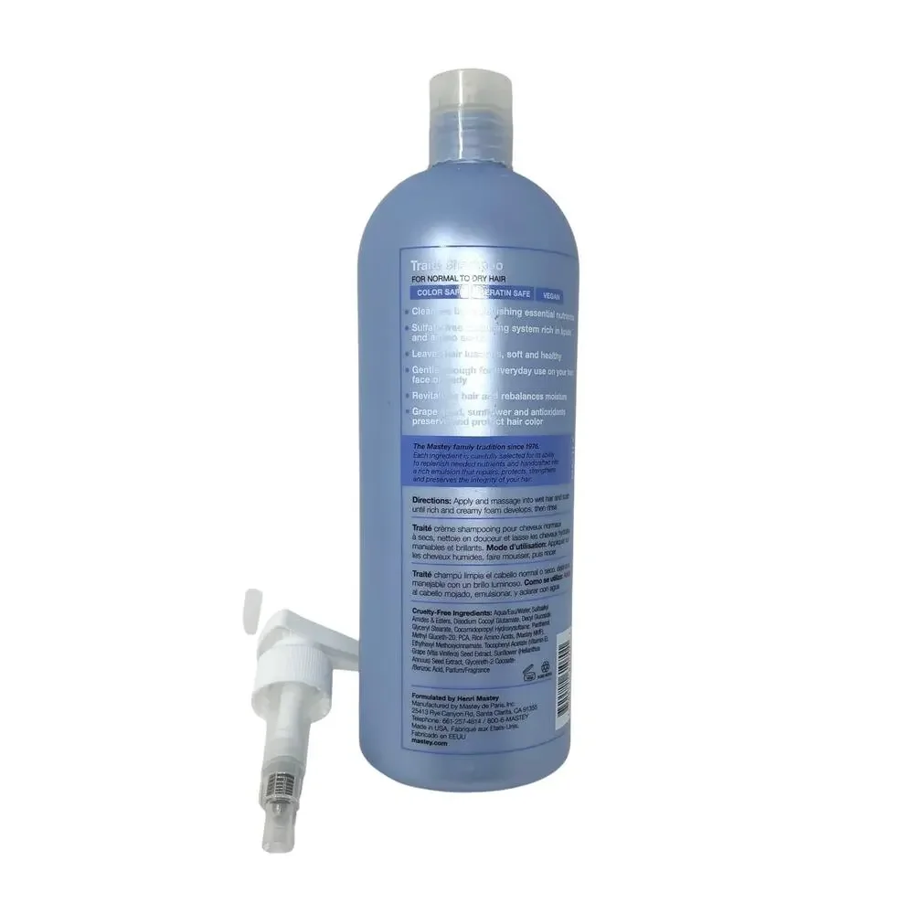 Mastey Paris Triate Shampoo Normal to Dry Hair NEW 32 fl.oz. Pump Included